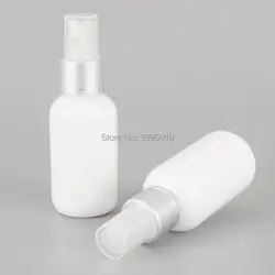 50 мл Белый Пластик бутылки спрей 50 г Высокое качество ПЭТ многоразового косметический распылителя F785
