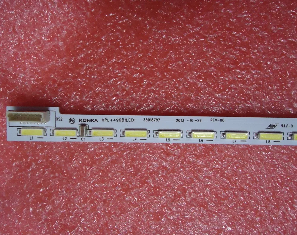 Для konka KPL+ 490B1LED1 Артикул лампы LED50X5680AF 35018796 35018797 37024855 1 шт = 64LED 610 мм