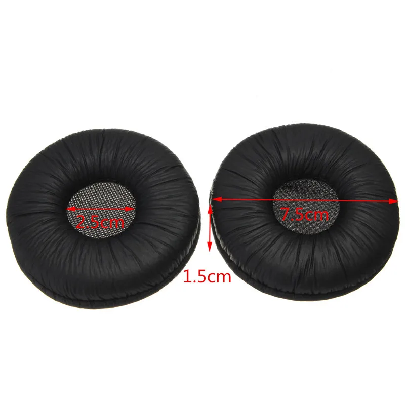 LEORY 1 пара черные сменные амбушюры подушки для Sennheiser HD25 HD25-1 HD25 SP наушники