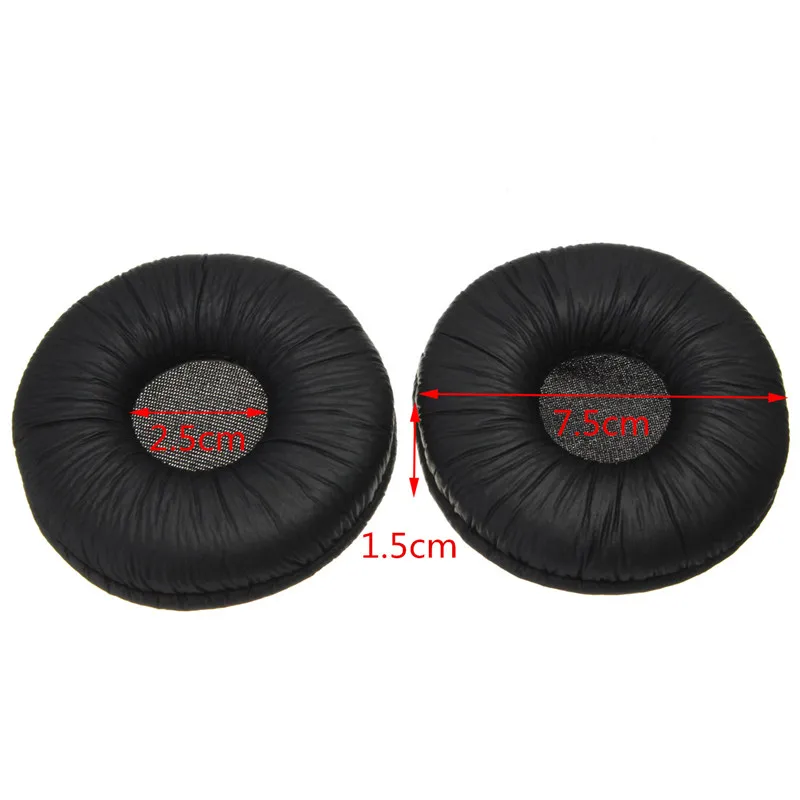 Сменные черные амбушюры LEORY 1 пара вкладыши для наушников Sennheiser HD25 SP|ear pad cushions|ear