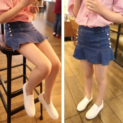 little girls jean skirt