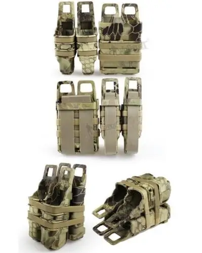 WoSporT тактическая быстрая Магнитная сумка кобура журнал набор 2 в 1 Molle Strike System 13