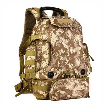 

Military camouflage backpack backpack 40 liters mountaineering bag high-end wearproof 17 inch Travel bag Men's Best-selling bag