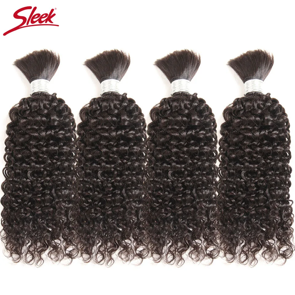 Sleek Remy Human Hair Indian Kinky Curly Bundles Hair For Braiding In Natural Color 8 To30 Inch Crochet Braids No Weft Hair Bulk Sleek Remy Human Hair Indian Kinky Curly Bundles Hair For Braiding In Natural Color 8 To30 Inch Crochet Braids No Weft Hair Bulk