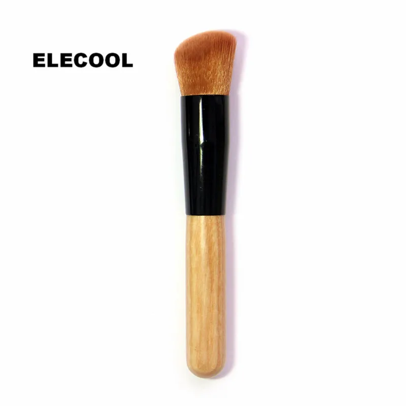 

ELECOOL New Flat Angled Powder Makeup Brushes Liquid Foundation Contour Powder Blush Brush Cosmetic Makeup tool High Quality