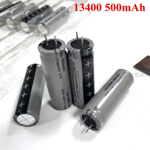 10pcs Lithium ion super capacitor 13400 3.7v 500mah cells mobile power