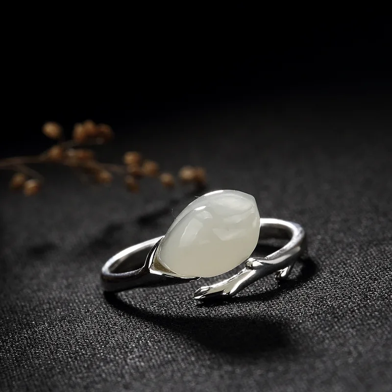 2018 срочная Акция Женская диаспор годовщина Anel Feminino один олень S925 чистый и Hetian