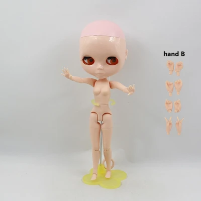 Фабрика Blyth кукла суставное тело без волос подходит для преобразования парика и макияж для нее - Цвет: like the picture