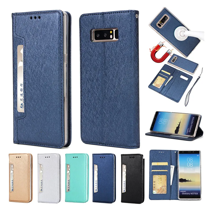 Note 8 Flip Magnetic Cover PU Leather Stand Case with Card Slots for Samsung Galaxy Note 8 Adsorpted Cover for Galaxy Note 8 Note 8 Flip Magnetic Cover PU Leather Stand Case with Card Slots for Samsung Galaxy Note 8 Adsorpted Cover for Galaxy Note 8