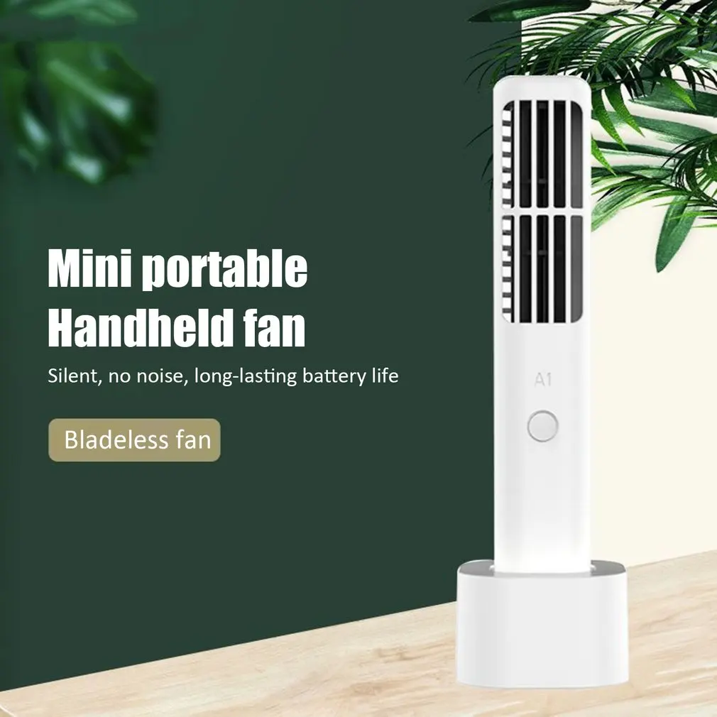 Мини USB вертикальный безлопастный Кондиционер Портативный кулер Настольный бесшумный охлаждающий веер для дома и офиса