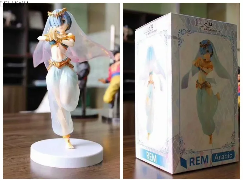 22 см аниме Re: жизнь в другом мире от Zero Rem Arabic Ver. 1/7 ПВХ пикантные экшн-Фигурка Девушки Коллекция Подарочные модельные игрушки