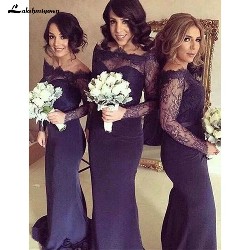 long navy dresses for weddings