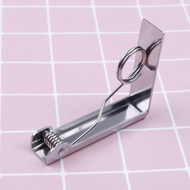 

2Pcs Useful Stainless Steel Clips Tablecloth Clamps Wedding Promenade Table Cover Holder Clip Promenade Round Board Stable