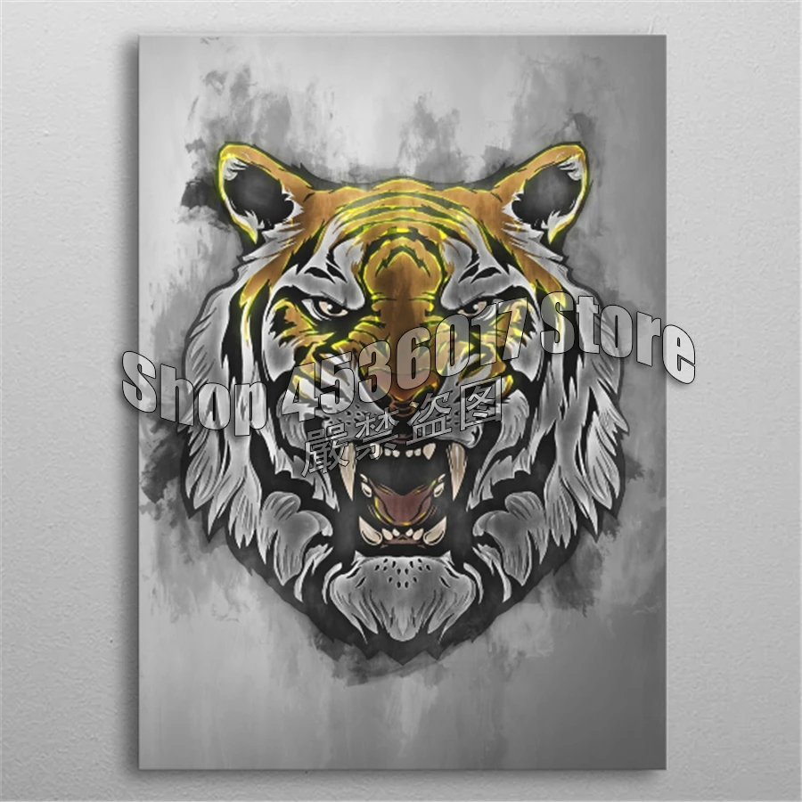 

5D DIY Diamond Painting Diamond Embroidery Tiger Diamond Mosaic Cross Stitch Set Home Decor Arts & Crafts Supplies Wall Stickers