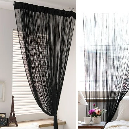 Aliexpress.com: Acheter Noir Chaîne rideau paravent fil rideau pour ... Aliexpress.com: Acheter Noir Chaîne rideau paravent fil rideau pour ...