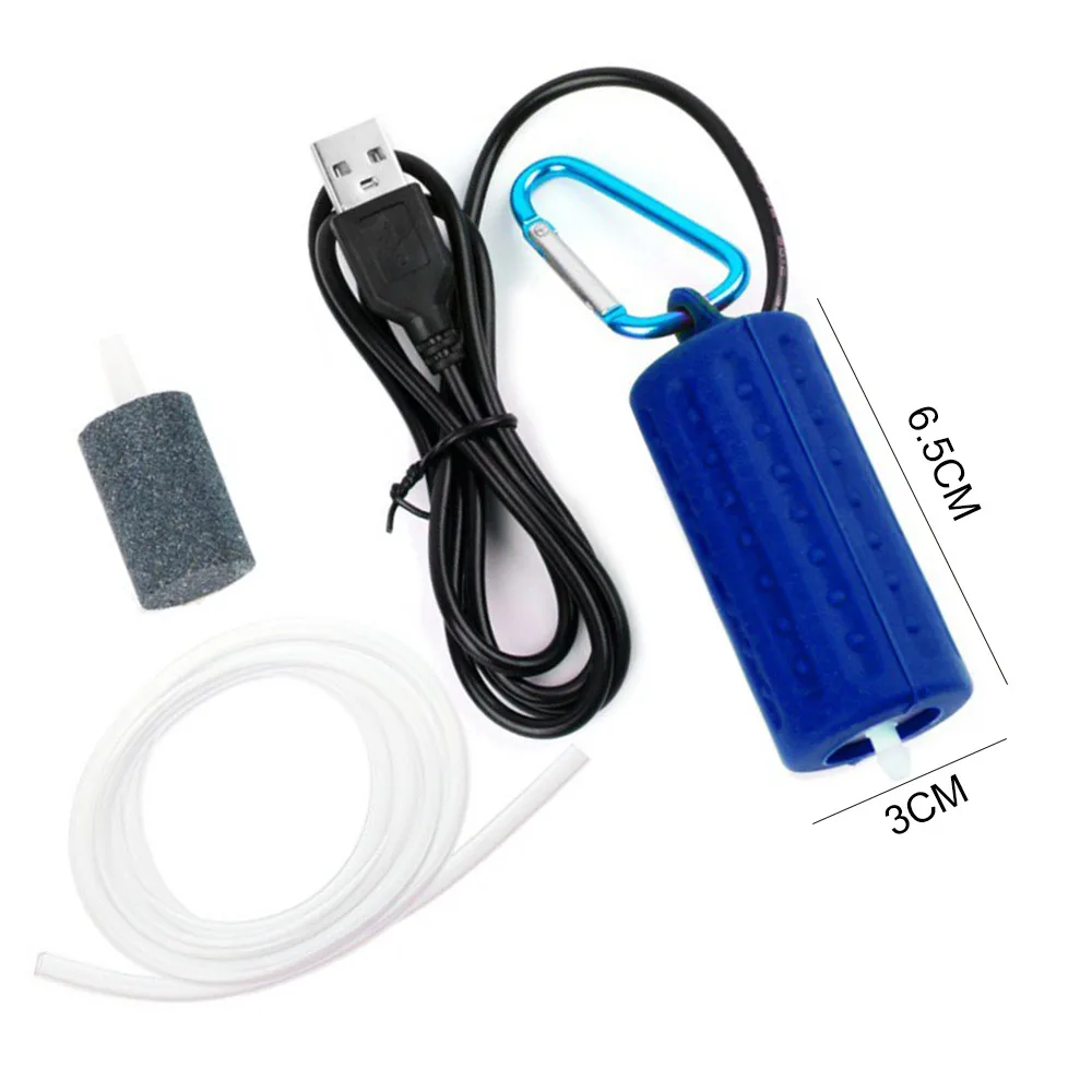 USB прочный кислородный насос аквариумные Аксессуары Силиконовый кислородный воздушный насос