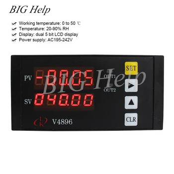 

V4896 Weighing Display Controller Dynamometer Control Instrument Automatic Batch Filling Weighing Controller