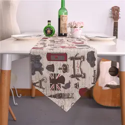 Хлопок стол флаг домашний текстиль стол настольные дорожки ткань крышка украшения дома текстиль