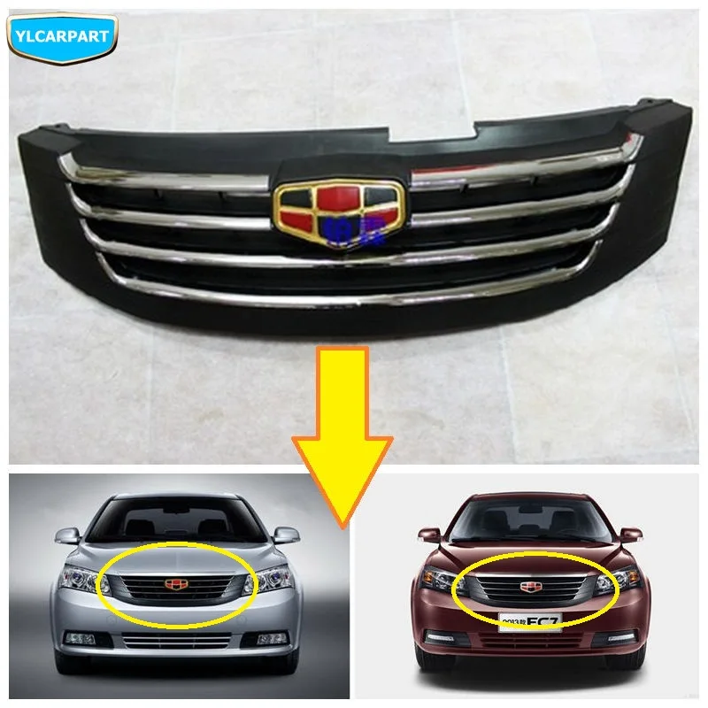 Машина Refix Передняя средняя гриль для Geely Emgrand 7 EC7 EC715 EC718 Emgrand7|Передние и