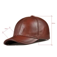 Весенняя Мужская бейсболка из натуральной кожи с принтом орла 56-60 см, черная/коричневая бейсболка для мужчин, Повседневная Уличная Кепка для папы, новинка