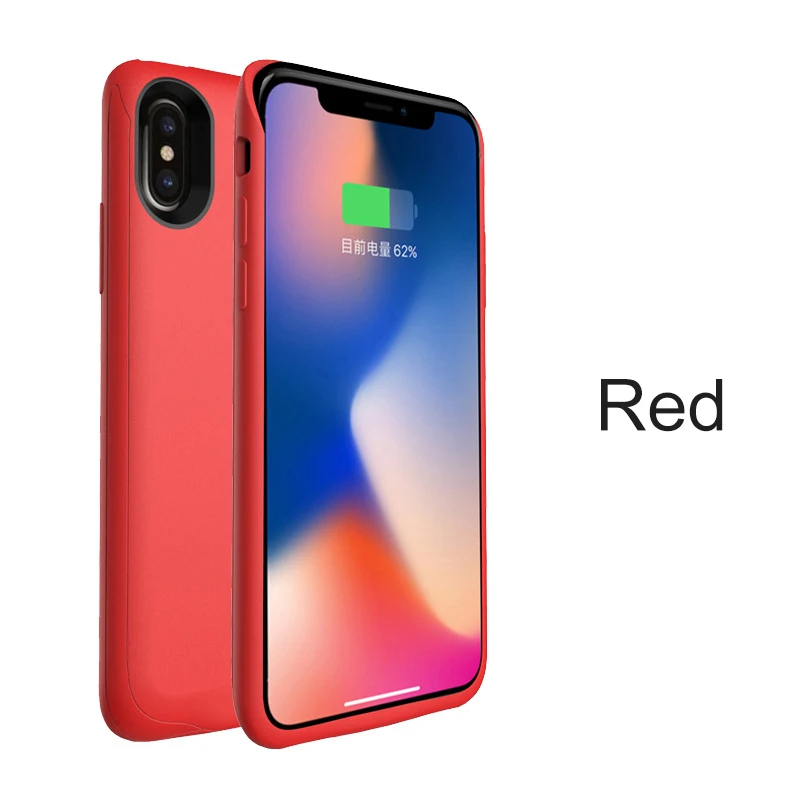 Зарядное устройство для iPhone X чехол зарядки 4000 мАч портативный внешний