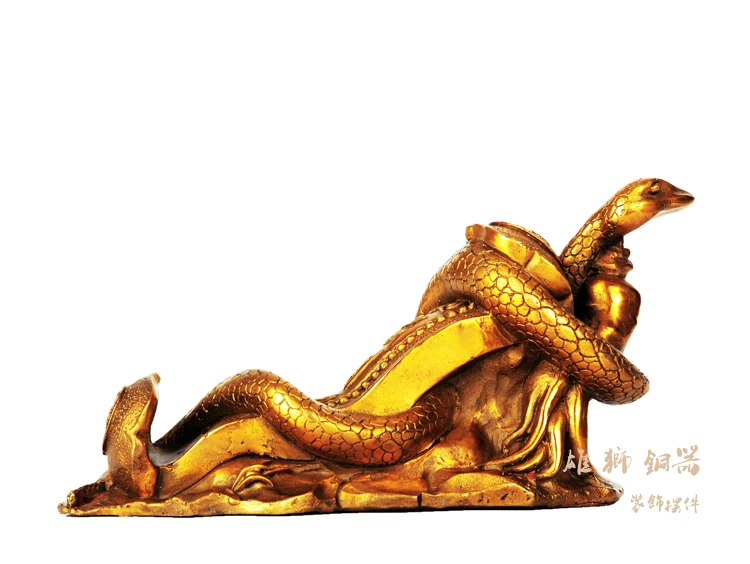 

Bronze copper decoration zodiac snake copper lucky evil spirits