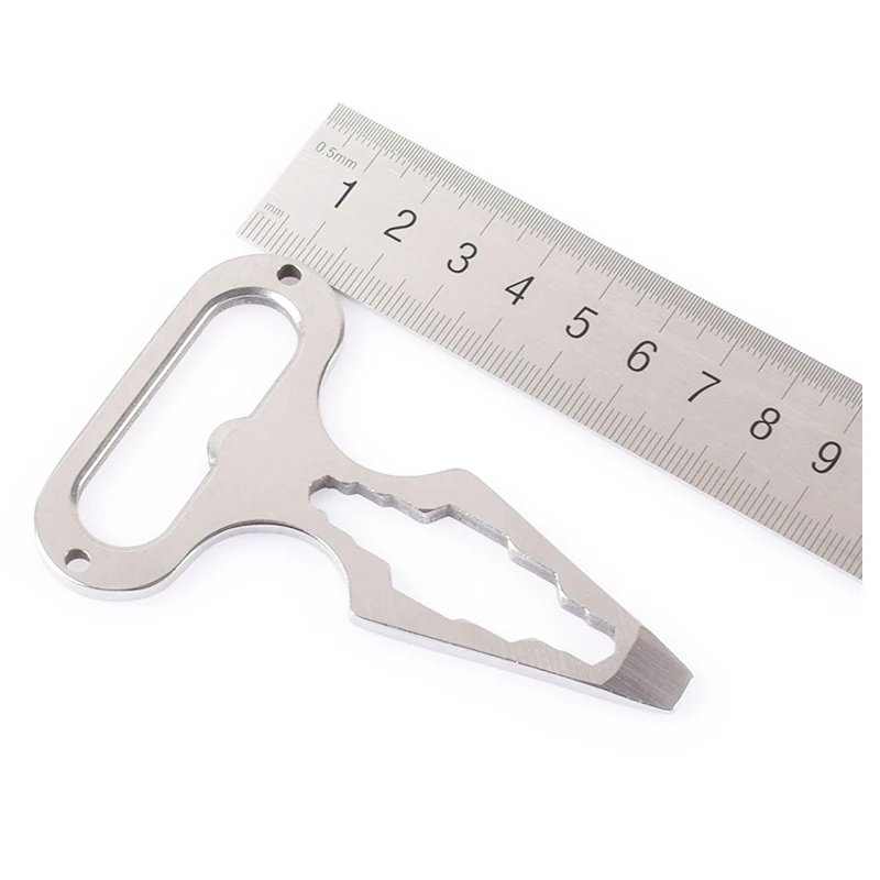 

Self Defense Supplies Protection Tool Weapons Personal Self Defence Stainless Steel Bottle Opener Combination Wrench