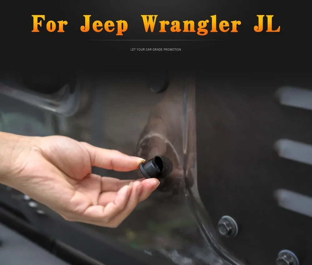 MOPAI рама для шасси автомобиля с круглым отверстием пылезащитные заглушки для задней двери резиновая заглушка декоративная крышка для Jeep Wrangler JL+ автомобильные аксессуары