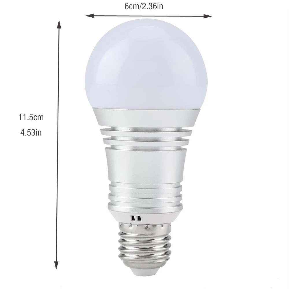 RGB подсветка умного Wi-Fi лампа светодиодный светильник E27 E26 E14 B22 с регулируемой яркостью изменение цвета лампа управления с Alexa