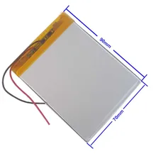 Аккумулятор 5000 мАч литий-ионный аккумулятор для планшетных ПК 7,8, 9 дюймов планшетный ПК ICOO 3,7 в полимерный литиевый аккумулятор высокого качества