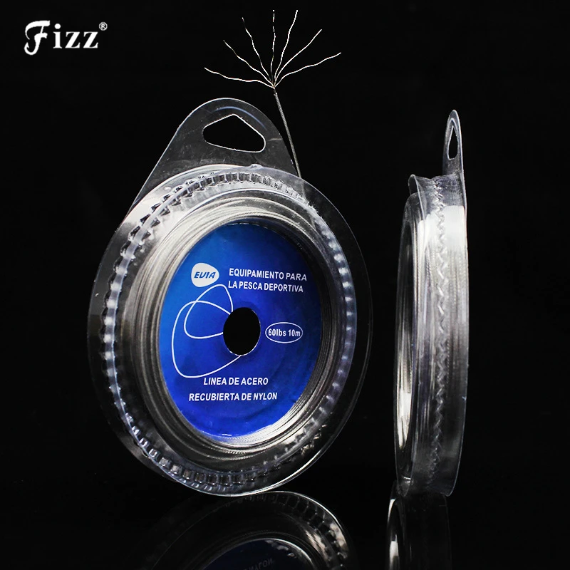 

10M 7 Strands Stainless Steel Braided Fishing Line Heavy Duty Fishing Steel Wire for Sea Fishing 10LB - 120LB