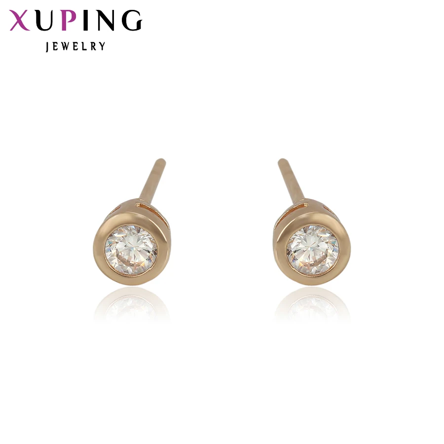 

Xuping Elegant Earring Unique New Design Gold Color Plated Brand Jewelry Wedding Stud Earrings For Women Gifts S40,3-90555
