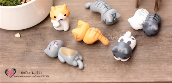 Cute Little Kitten Cats mini figures pvc toys - 1