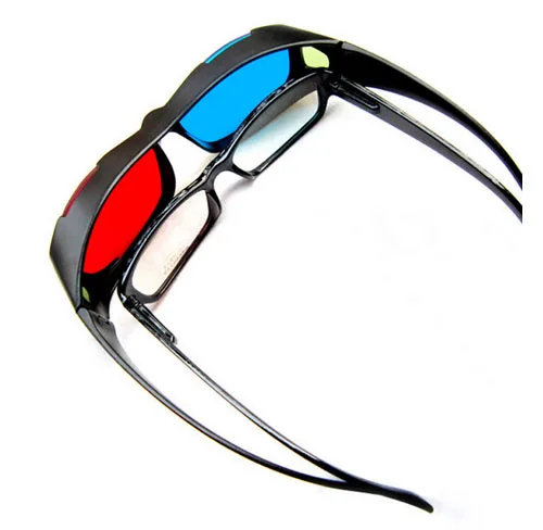 Universal Plasma TV Movie Dimensional Anaglyph 3D Glasses Vision Anaglyph Glasses Red and Blue Glasses 3D Movie Free Shipping