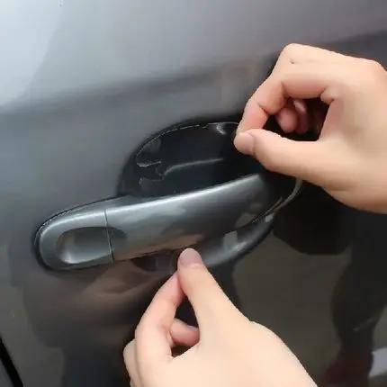 

For Mercedes Benz A180 A260 B200 A200 CLA GLA200 AMG Door handle protection film car stickers car-styling Door bowl stickers