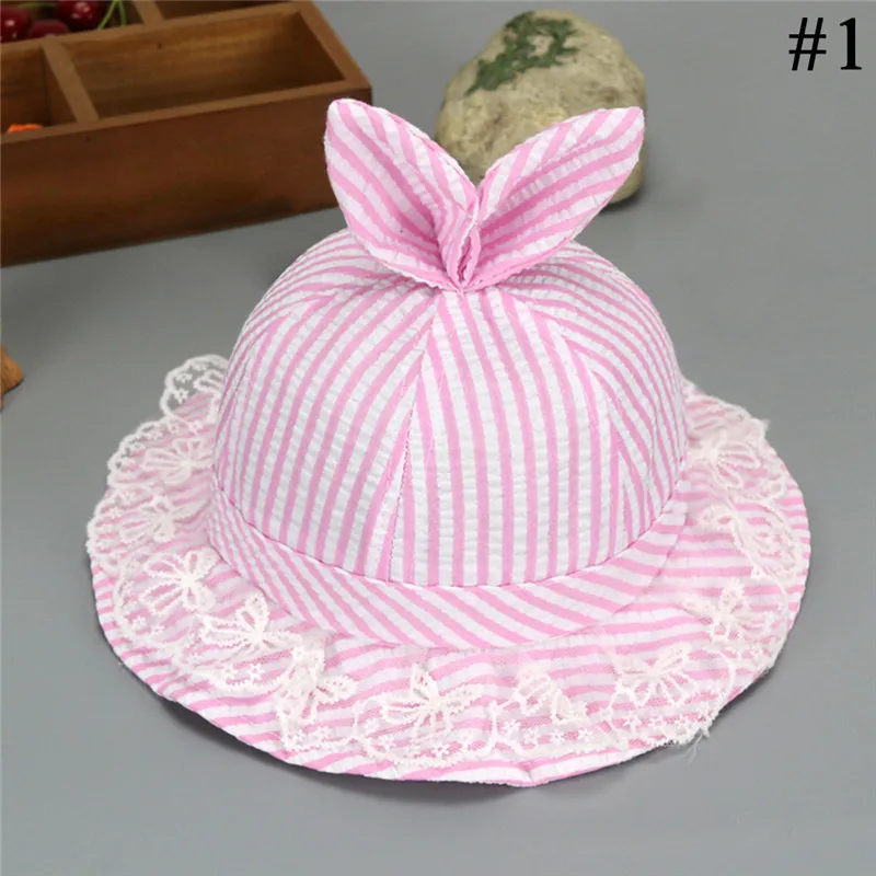 Summer Baby Sun Hat Outdoor Infant Cap Cotton Newborn Hats Summer Girl
