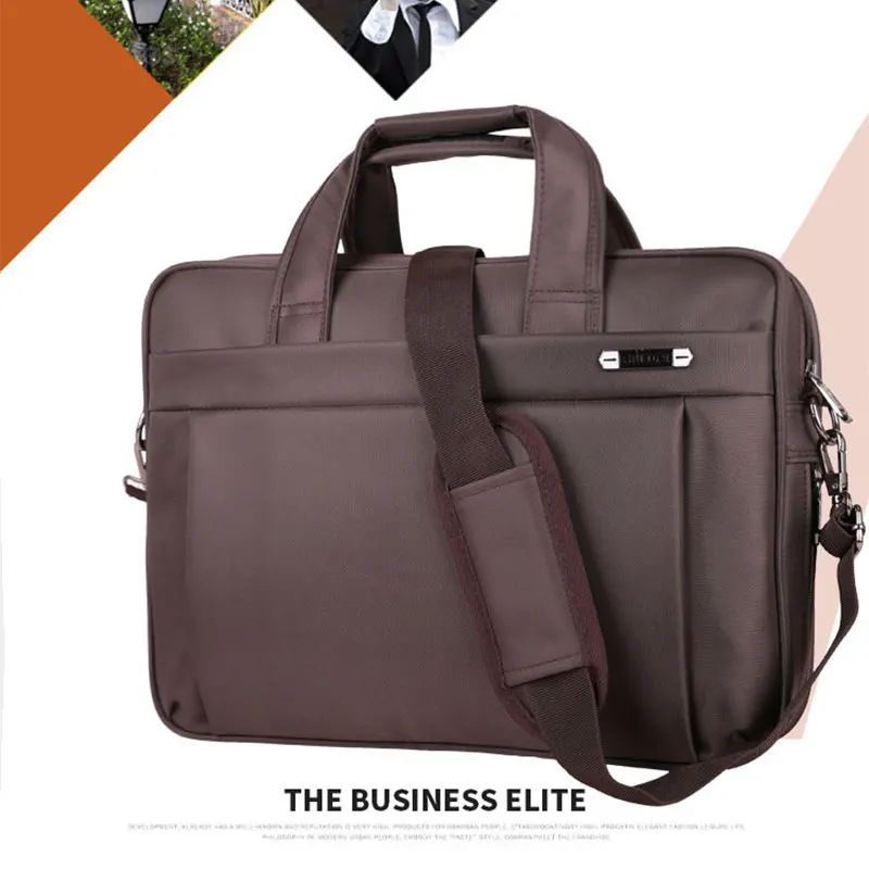 

New Arrival Brand High Quality Man Computer Bag Briefcase Large Capacity Business Laptop Bag Shoulder Messenger Briefcase