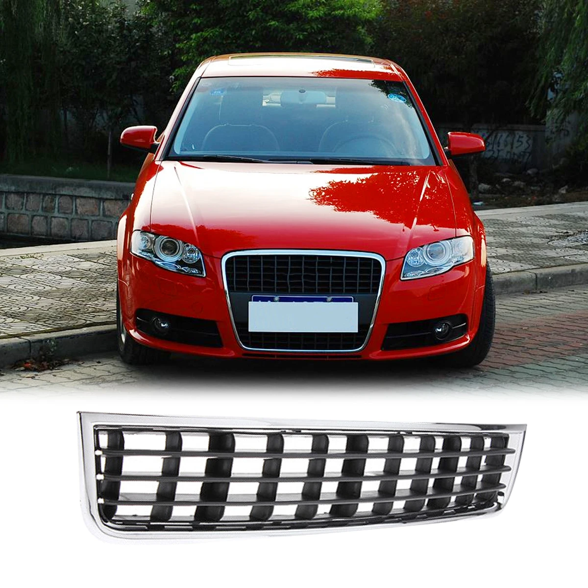 R SODIAL Front Lower Grille Front Lower Side Bumper Insert Vent Grilles Grills