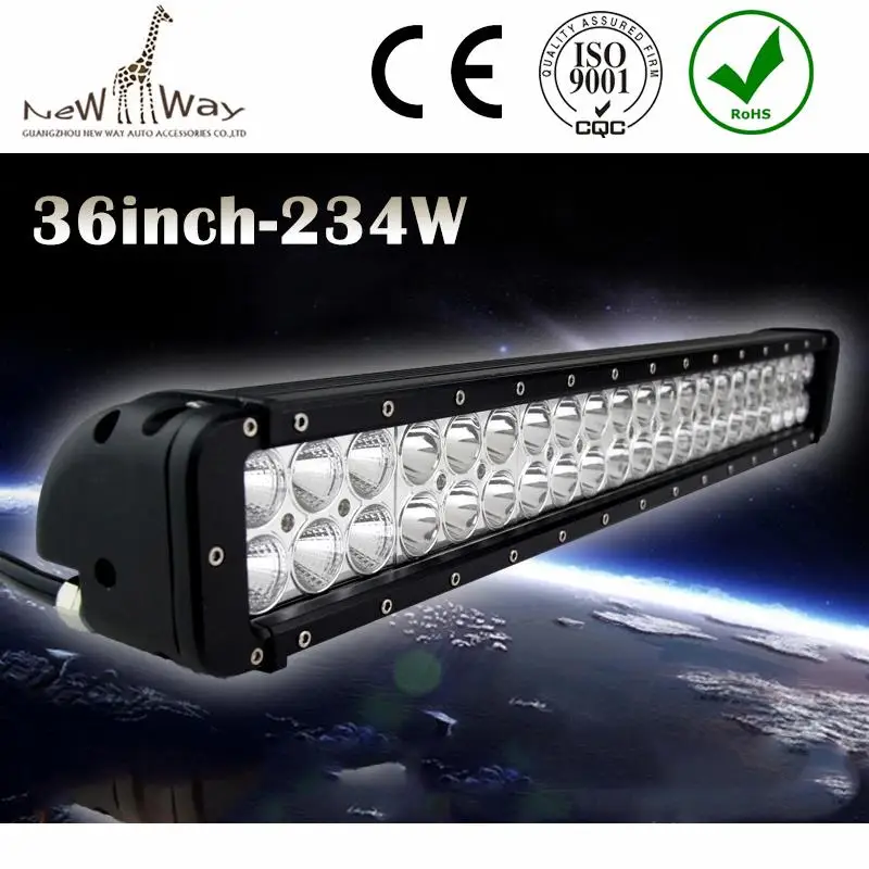 

36" Inch 234W CREE LED WORK LIGHT BAR HEADLIGHTS CREE LED FOR OFFROAD Car TRUCK 4x4 ATU 126W/144W/288W