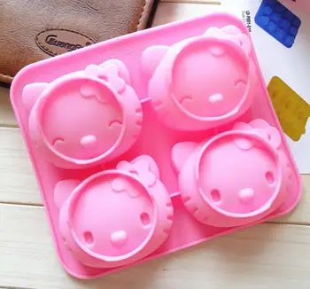 

5 Pcs Cartoon Silicone Home Kitchen Dessert Cake DIY Tool Summer Refrigerator Ice Cube