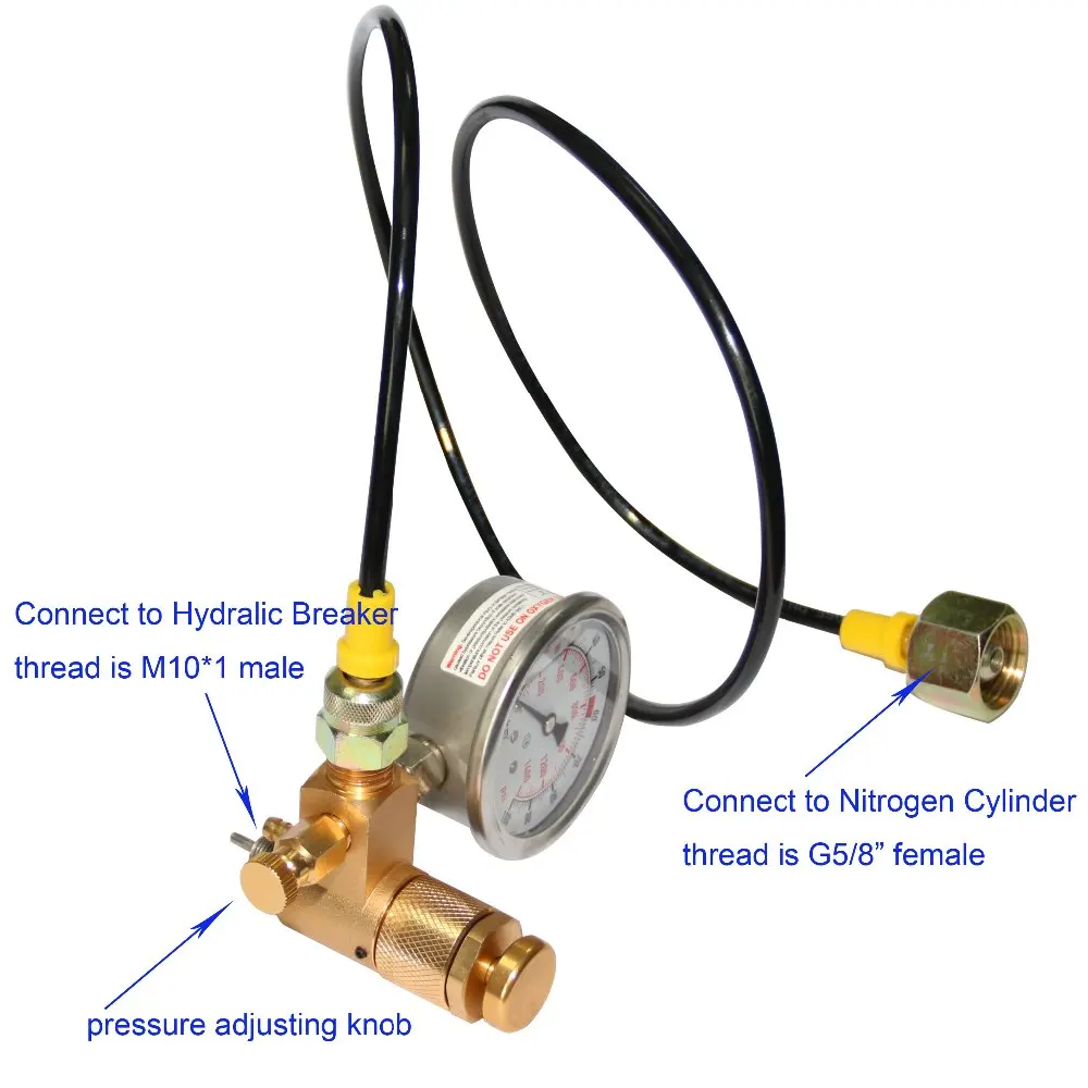 

Nitrogen Gas Charging Device for hydraulic Breaker / Hammer