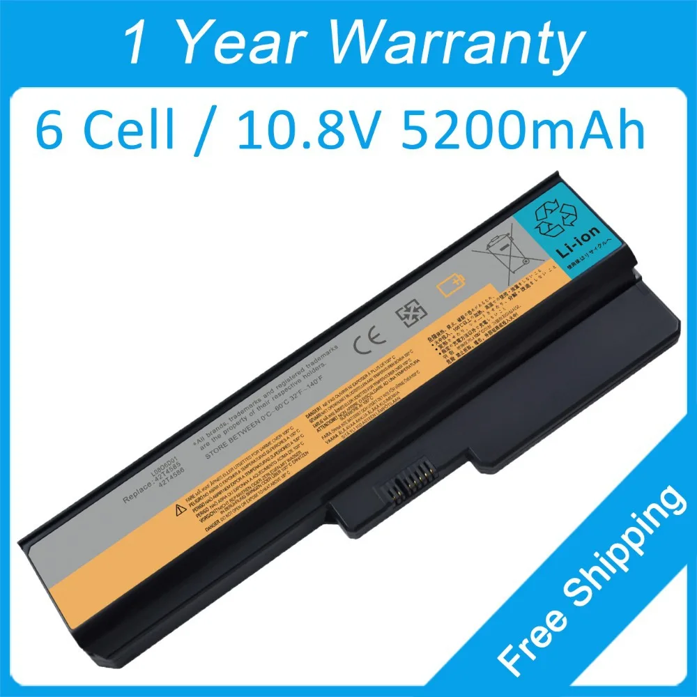 Аккумулятор для ноутбука lenovo 3000 G550 N500 G450 B460 B550 G430LE L08O4C02 L08O6C02 51J0226 57Y6266 57Y6527 57Y6528 6