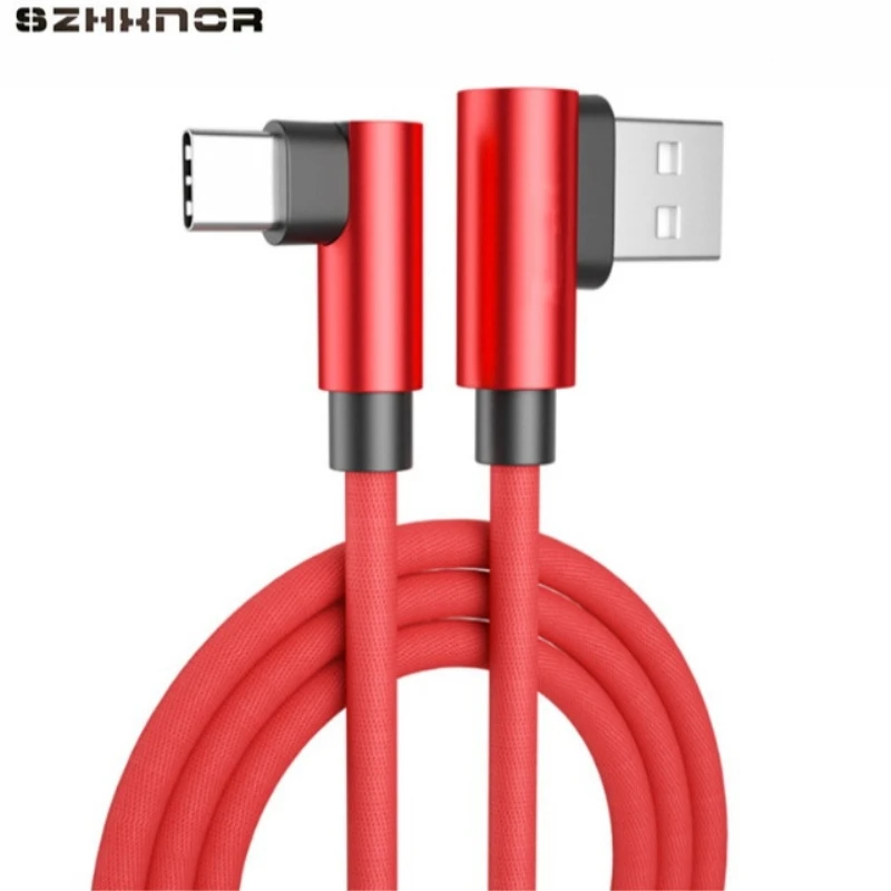 90 градусов USB Тип usb C Быстрая зарядка для Xiaomi mi A1 A2 7 PLUS 6X x 2 s samsung S8 Примечание 8 L