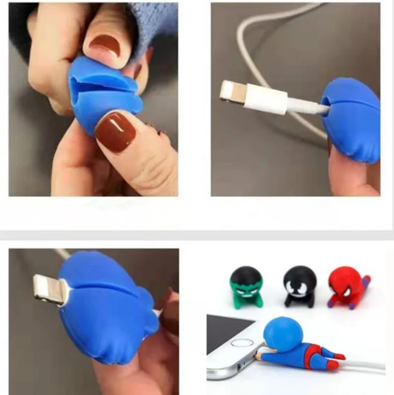 Новейший животное Прекрасный анти разрыв USB протектор для кабеля передачи данных