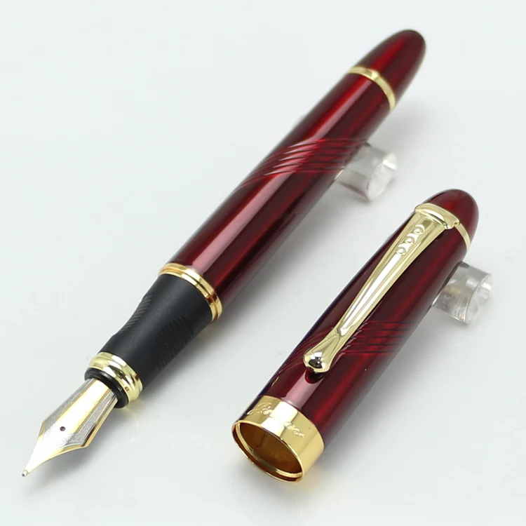 Fountain pen 15 JINHAO X450 авторучка Металлический Золотой зажим роскошные ручки 0,5 мм перо из иридистого золота Бизнес школьные принадлежности - Цвет: Fountain pen 15