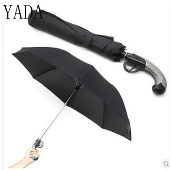 

YADA Black Custom Personalized Umbrella Rain Women High Quality Clear Umbrella Car For Womens Windproof Folding Umbrellas YS137