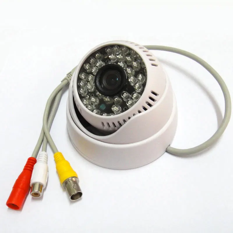 1/" sony 600TVL CCD 48IR светодиоды Цвет CCTV купольная камера безопасности с аудио широкоугольный 1080 p объектив