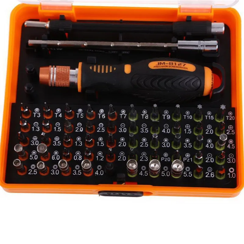 

High Quality 53 in 1 Multi-Bit Precision Torx Screwdriver Tweezer Cell Phone Repair Tool Set