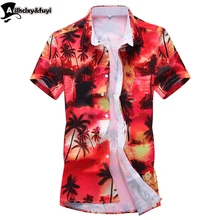 Мужская одежда, рубашка, летняя, новая, стильная, мужская, Цветочная рубашка, распродажа, китайская, с цветочным принтом, мужская рубашка с коротким рукавом, с принтом Ши