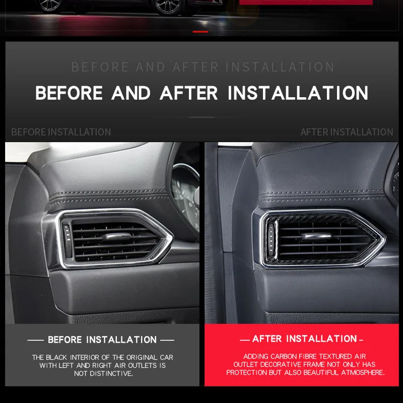 Для второго поколения Mazda CX 5 кондиционер воздуха на выходе пайетки 2 шт./компл. 19 8